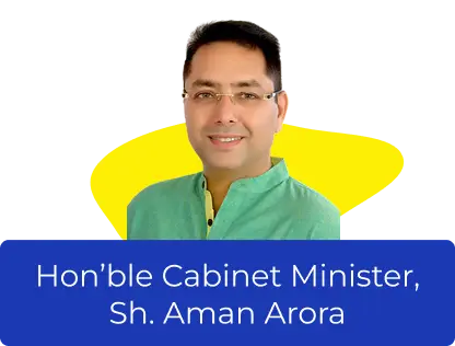 Hon'ble Cabinet Minister, Sh. Aman Arora
